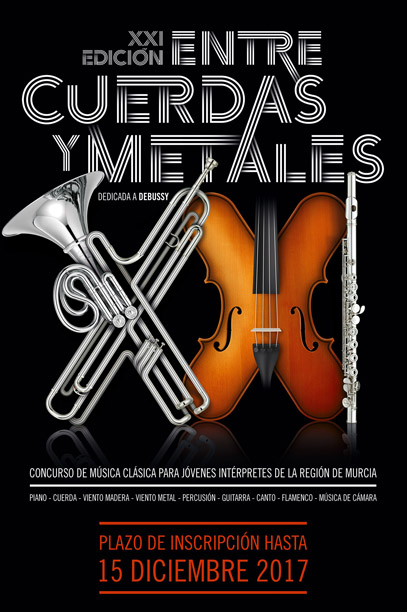 Cartel XXI Edición de Entre Cuerdas y Metales