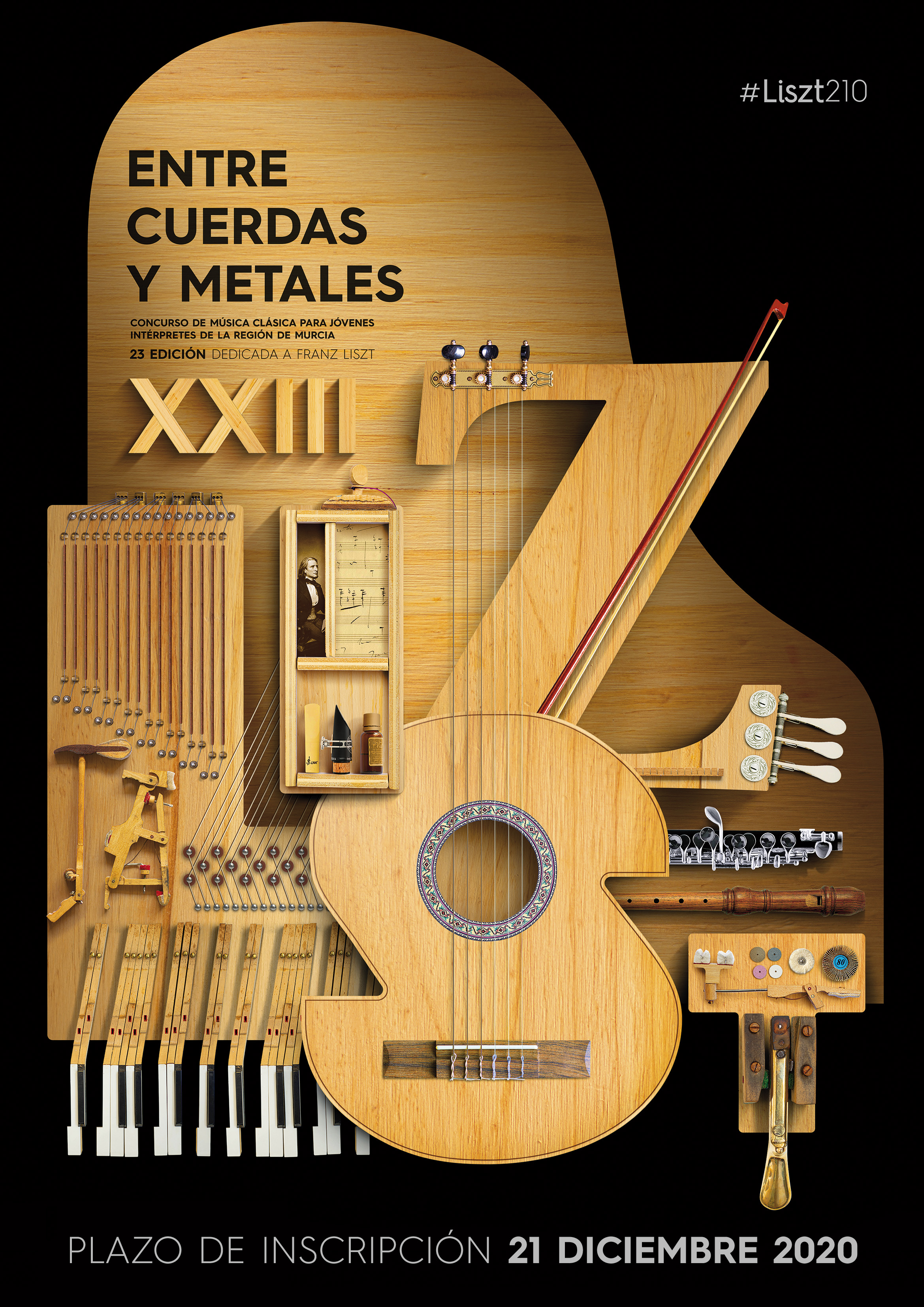 Cartel Inscripciones XXIII Edición Entre Cuerdas y Metales